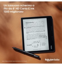 Rakuten Kobo Sage lettore e-book Touch screen 32 GB Wi-Fi Nero