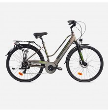 Legnano 22A22644 bicicletta elettrica Grigio Alluminio M 71,1 cm (28") 25 kg Litio