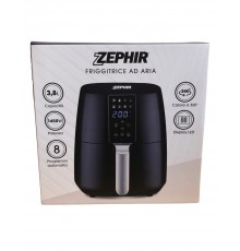 Zephir ZHC40N friggitrice Singolo 3,8 L Indipendente 1450 W Friggitrice ad aria calda Nero