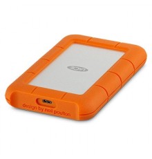 LaCie Rugged USB-C disco rigido esterno 2000 GB Arancione, Argento