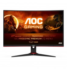 AOC G2 C27G2ZE BK Monitor PC 68,6 cm (27") 1920 x 1080 Pixel Full HD LED Nero, Rosso