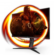 AOC G2 Q27G2U BK Monitor PC 68,6 cm (27") 2560 x 1440 Pixel Quad HD LED Nero, Rosso