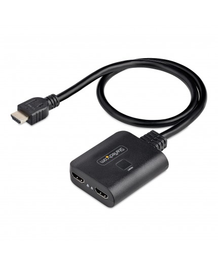 StarTech.com Splitter HDMI 4K a 2 Porte - Sdoppiatore Video HDMI 2.0 4K 60Hz con 1 Ingresso e 2 Uscite - Hub HDMI HDR HDCP 2.2