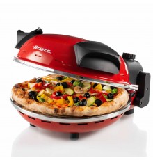 Ariete 909 10 Pizza in 4’ Minuti, Forno per pizza, 1200 W, 5 livelli di cottura, Temperatura Max 400°C, Pietra refrattaria