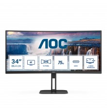 AOC V5 CU34V5C LED display 86,4 cm (34") 3440 x 1440 Pixel Wide Quad HD Nero