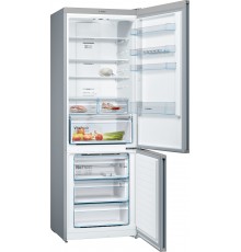 Bosch Serie 4 KGN49XLEA frigorifero con congelatore Libera installazione 438 L E Acciaio inossidabile