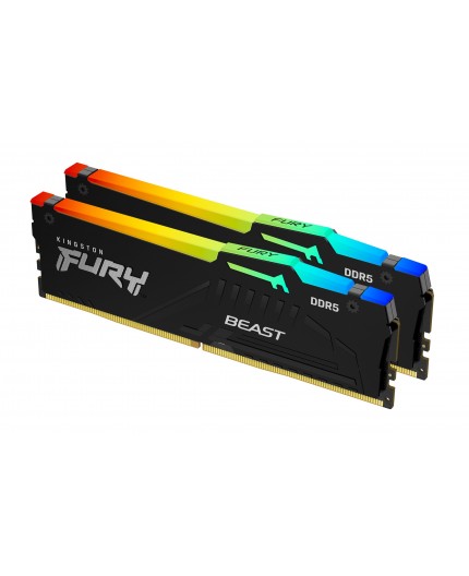 Kingston Technology FURY Beast 16 GB 5200 MT s DDR5 CL40 DIMM (Kit da 2 moduli) RGB