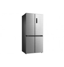 Midea MDRF632FIE46 frigorifero side-by-side Libera installazione 474 L E Grigio, Acciaio inossidabile, Bianco