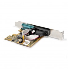 StarTech.com Scheda seriale PCI Express a due porte - Scheda di interfaccia seriale da PCIe a 2x RS232 (DB9)- Scheda PCIe con