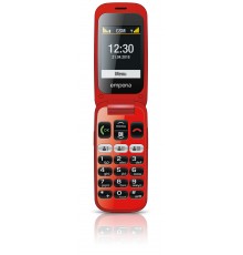 Emporia ONE 6,1 cm (2.4") 80 g Nero, Rosso Telefono per anziani