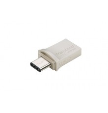 Transcend JetFlash 890 64GB unità flash USB USB Type-A   USB Type-C 3.2 Gen 1 (3.1 Gen 1) Nero, Argento
