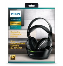 Philips SHD8850 12 cuffia e auricolare Cuffie Wireless A Padiglione MUSICA Nero