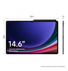 Samsung Galaxy Tab S9 Ultra Tablet AI Android 14.6 Pollici Dynamic AMOLED 2X 5G RAM 12 GB 256 GB Tablet Android 13 Graphite