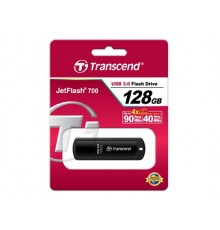 Transcend JetFlash 700 unità flash USB 128 GB USB tipo A 3.2 Gen 1 (3.1 Gen 1) Nero