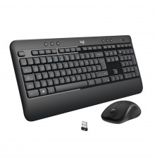 Logitech Advanced MK540 tastiera Mouse incluso USB QWERTY US International Nero, Bianco