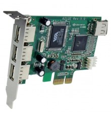 StarTech.com Scheda Pci Express basso prfilo con 4 porte USB 2.0 ad alta velocità