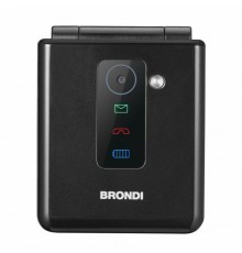 Brondi Flipper 6,1 cm (2.4") Nero Telefono cellulare basico