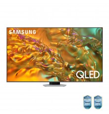 Samsung Q80D TV QLED 4K 65” QE65Q80DATXZT Smart TV Wi-Fi Eclipse Silver 2024, Processore NQ4 AI GEN2, 4K AI Upscaling, Simple