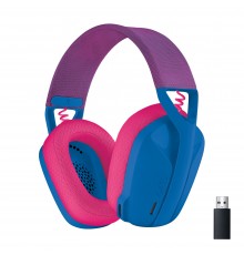 Logitech G G435 LIGHTSPEED Cuffie Gaming Wireless Bluetooth - Cuffie Over Ear Leggere, Microfoni Integrati, Batteria da 18 Ore,