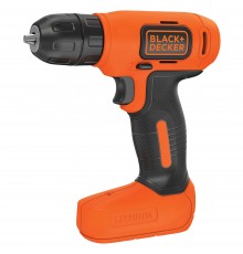 Black & Decker BDCD8-QW trapano Senza chiave Nero, Arancione