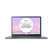 Acer Chromebook Plus 515 CB515-2H-34ZU Laptop con IA Google, 15.6" Full HD, Intel Core i3-1215U, 8GB DDR5-SDRAM, 256GB SSD,