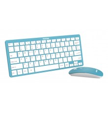 Pantone PT-KB09G1 tastiera Mouse incluso Casa RF Wireless QWERTY Italiano Blu